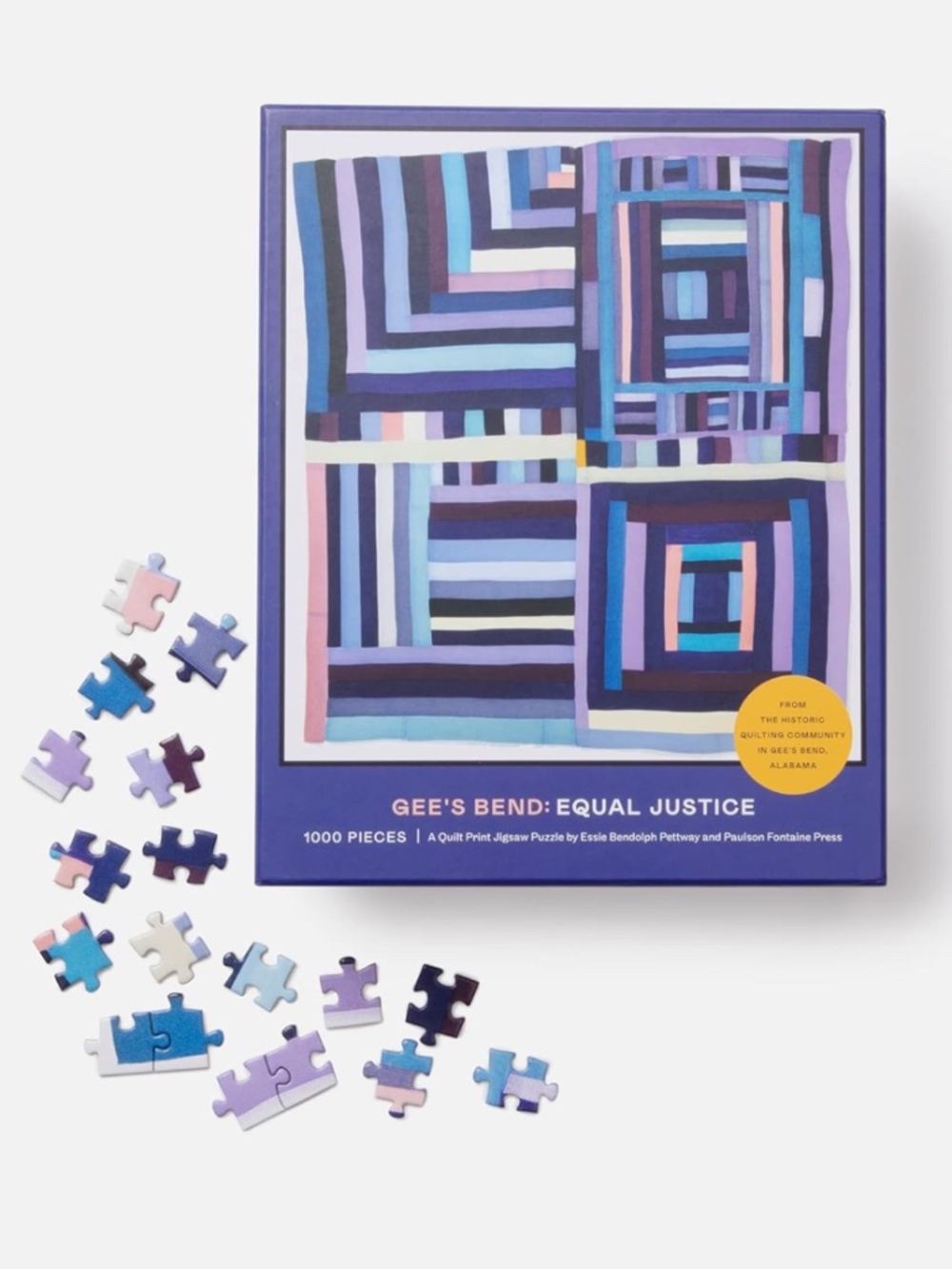 NIB [Gee's Bend: Equal Justice] Quilt Jigsaw Puzzle | Alabama 750 Piece